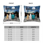 Personalisierte Genießen Sie den Sternenhimmel zusammen mit Hunden werfen Kissen Abdeckung Geburtstag Weihnachten Geschenk für Hundeliebhaber