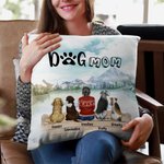 Personalizado Disfrutar del paisaje natural junto con los bebés de peluche Throw Funda de almohada Cumpleaños Regalo de Navidad para los amantes del p