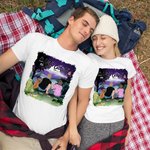 Maglietta personalizzata Let Us Go Camping per adulti e bambini Regalo di compleanno e anniversario per la famiglia