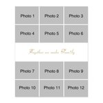 Personalized 12 Photos Collage Super Soft Blanket with Text Christmas Thanksgiving Day Gift for Family Friend