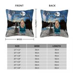 Housse de coussin personnalisée Life Is Better With Fur Baby Starry Sky Birthday Christmas Gift for Dog Lovers (La vie est plus belle avec la fourrure