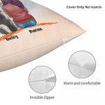 Personalizzato giocando con i miei amici pelosi sotto l'acero sfondo cuscino copertina compleanno regalo di Natale per gli amanti dei cani