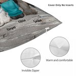 Personalisierte Genießen Sie den Sternenhimmel zusammen mit Hunden werfen Kissen Abdeckung Geburtstag Weihnachten Geschenk für Hundeliebhaber