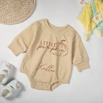 Personalized Little Pumpkin Design Romper with Baby Name Halloween Gift Baby Shower Gift