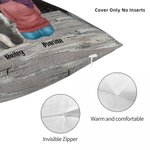 Personalized Once By My Side Forever In My Heart Starry Sky Throw Pillow Cover Birthday Christmas Gift for Dog Lovers