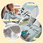 Personalised Forever In My Heart Blanket Christmas Gift Birthday Gift for Dog Lovers