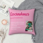 Personalisierte Wörterbuch Wort Bedeutung Definition werfen Kissenbezug mit Foto Multicolor Home Decor Geburtstag Weihnachten Geschenk für Familie Gro