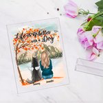 Personalised Life Is Better With Dogs Acrylic Plaque Home Decoration Birthday Christmas Memorial Gift for Pet Owner