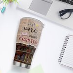 Personalized Just One More Chapter Curved Tumbler Birthday Christmas Reading Gift for Sisters Book Lovers