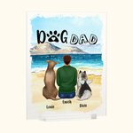 Personalized Dog Dad Acrylic Plaque Home Decoration Birthday Christmas Gift for Pet Owner