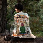 Couverture douce personnalisée Forever In My Heart avec nom Cadeau d'anniversaire de Noël pour les amoureux des chiens