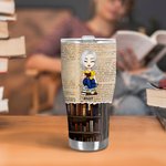 Personalized Just One More Chapter Curved Tumbler Birthday Christmas Reading Gift for Sisters Book Lovers