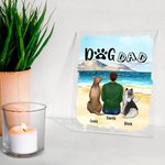 Personalized Dog Dad Acrylic Plaque Home Decoration Birthday Christmas Gift for Pet Owner