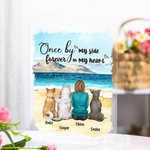 Personalized Once By My Side Forever In My Heart Acrylic Plaque Home Decoration Birthday Christmas Remembrance Gift for Pet Lover