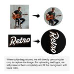 Personalized Full Color Printed Your Logo Vinyl Record DJ Turntable Mat Gift for Musician Vinyl Lovers