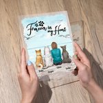 Personalized Forever In My Heart Acrylic Plaque Home Decoration Birthday Memorial Gift for Dog Owner Lover