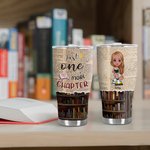 Personalized Just One More Chapter Curved Tumbler Birthday Christmas Reading Gift for Sisters Book Lovers