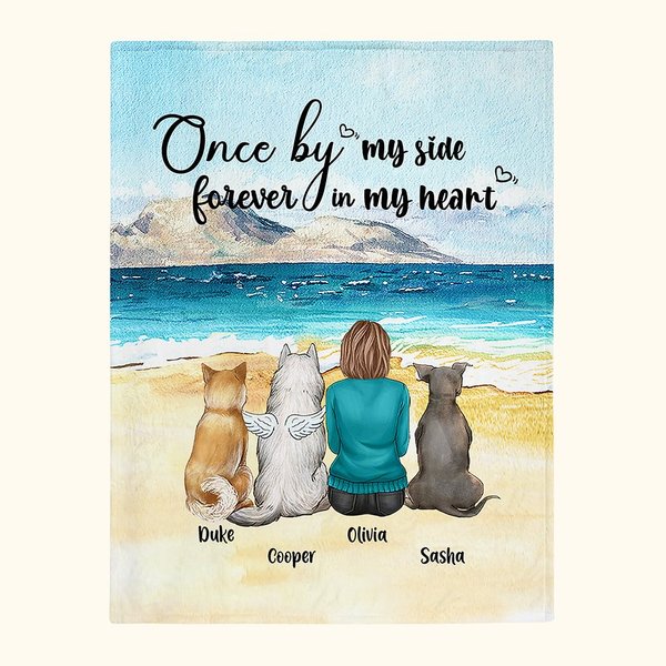 Embroidered Dog Blanket Christmas Birthday Gift