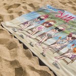 Personalisierte Wir sprechen über Freundschaft am Strand Strand Handtuch Geburtstagsgeschenke für Freunde