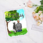 Personalisierte Leben ist besser mit Fell Babys Acryl Plaque Home Dekoration Geburtstag Weihnachten Geschenk für Tierhalter