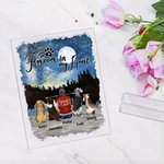 Personalised Forever In My Heart Acrylic Plaque Home Decoration Birthday Christmas Gift for Dog Owner