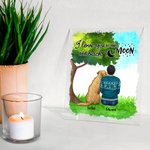 Personalisierte Ich liebe dich zum Mond und zurück Acryl Plaque Home Dekoration Geburtstag Weihnachten Geschenk für Hundebesitzer