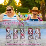 Henkilökohtainen Tässä on toinen vuosi Bonding yli alkoholin rantapyyhe Super imukykyinen syntymäpäivälahja ystäville Bestiesille