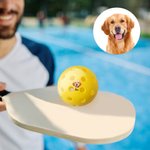 Pickleball 40 trous personnalisé avec nom, photo et logo Cadeau d'anniversaire pour les amoureux du Pickleball