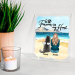 Placa acrílica personalizada Forever In My Heart Decoración para el hogar Regalo de cumpleaños y Navidad para el dueño de una mascota