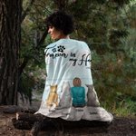 Personalised Forever In My Heart Blanket Christmas Gift Birthday Gift for Dog Lovers