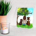 Plaque acrylique personnalisée Forever In My Heart Décoration de maison Anniversaire Cadeau commémoratif pour propriétaire d'animal de compagnie Lover