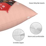 Coussin personnalisé en forme de coeur pour chien Cadeau d'anniversaire pour propriétaire d'animal de compagnie Décoration de canapé