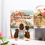 Personalized Once By My Side Forever In My Heart Acrylic Plaque Home Decoration Birthday Christmas Gift for Pet Owner Lover