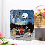 Personalised Forever In My Heart Acrylic Plaque Home Decoration Birthday Christmas Gift for Dog Owner