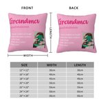 Personalisierte Wörterbuch Wort Bedeutung Definition werfen Kissenbezug mit Foto Multicolor Home Decor Geburtstag Weihnachten Geschenk für Familie Gro