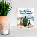 Personalized Once Watch the Mountains Together Forever In My Heart Acrylic Plaque Home Decoration Birthday Christmas Gift for Pet Owner
