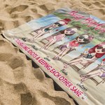 Henkilökohtainen Tässä on toinen vuosi Bonding yli alkoholin rantapyyhe Super imukykyinen syntymäpäivälahja ystäville Bestiesille