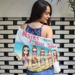 Gepersonaliseerd Niet Zussen Door Bloed Maar Zussen Door Hart Strandlaken Droog Snel Verjaardagscadeau voor Vrienden Zussen