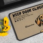 Henkilökohtainen Pidä ovi kiinni Ovi matto syntymäpäivä joululahja koira kissa ystäville Home Essentials