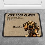 Henkilökohtainen Pidä ovi kiinni Ovi matto syntymäpäivä joululahja koira kissa ystäville Home Essentials