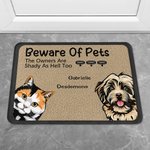 Henkilökohtainen varo lemmikkieläinten ovimatto joulu tai syntymäpäivälahja koiran ystäville kissan ystäville Home Essentials