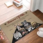 Felpudo personalizado para lamer y saltar de emoción Regalo de Navidad Regalo de cumpleaños para los amantes de las mascotas