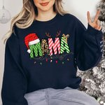T-Shirt Sweat-Shirt à Capuche Personnalisé avec Prénoms des Enfants Thème MAMA Cadeau Fête Anniversaire pour Maman Grand-Mère