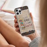 Henkilökohtainen Vain yksi luku matkapuhelin tapauksessa nimi Syntymäpäivä Joulu Lukeminen lahja Sisko Äiti Ystävä Kirja Lover