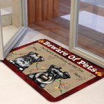 Henkilökohtainen omistajat ovat hämärä kuin helvetti liian Ovimatto joululahja syntymäpäivälahja lahja lemmikkikoira koira kissa rakastaja