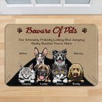 Felpudo personalizado para lamer y saltar de emoción Regalo de Navidad Regalo de cumpleaños para los amantes de las mascotas