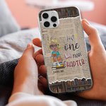 Henkilökohtainen Vain yksi luku matkapuhelin tapauksessa nimi Syntymäpäivä Joulu Lukeminen lahja Sisko Äiti Ystävä Kirja Lover