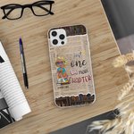 Henkilökohtainen Vain yksi luku matkapuhelin tapauksessa nimi Syntymäpäivä Joulu Lukeminen lahja Sisko Äiti Ystävä Kirja Lover