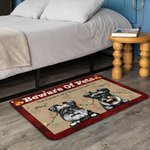 Henkilökohtainen omistajat ovat hämärä kuin helvetti liian Ovimatto joululahja syntymäpäivälahja lahja lemmikkikoira koira kissa rakastaja