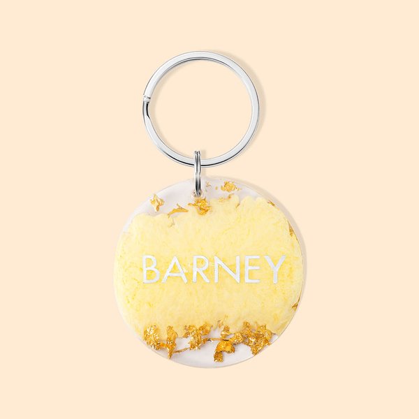 Porte-clés personnalisé en résine pour animaux de compagnie Cadeau d'anniversaire et de Noël pour les propriétaires d'animaux de compagnie